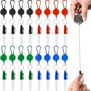 32 Pcs Mini Permanent Markers with Cap Clips Retractable Pen Reel Golf Ball M... - Picture 1 of 8