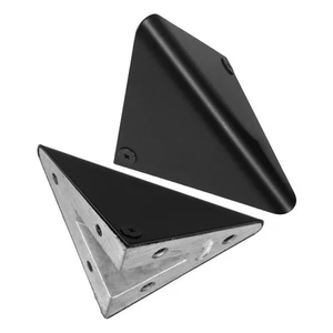  2 Stück Schwarz Metall Schweberegalträger Schwerlast Wandbehang - Bild 1 von 12