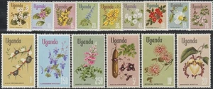 EDSROOM-20928 Uganda 115-129 MNH 1969 Complete Flowers CV$15.65 - Picture 1 of 1