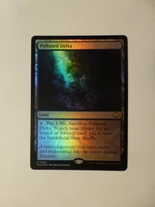 MtG Modern Horizons 3 Polluted Delta Foil 0224 M/NM Flat Shipping VCT123863 - Picture 1 of 2