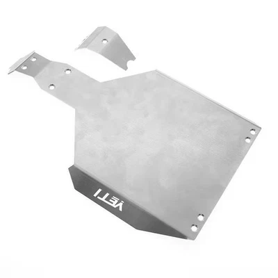 Axial 1/10 Yeti 90026 Stainless Steel Skid Plate Set - Chassis Protection Armor - Image 1 of 4