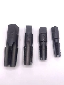 Ridgid Pipe Tap Set 3/4,1/2,3/8,1/4 Excellent Cond - Picture 1 of 5