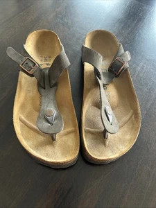 Birkenstock Sandalen Gizeh Damen Größe 7 US 38 EU Braun - Bild 1 von 12