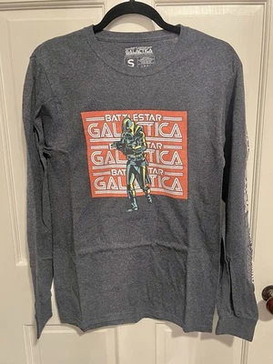 Camiseta Battlestar Galactica Loot Wear Cylon Manga Larga S Foto 1 de 2