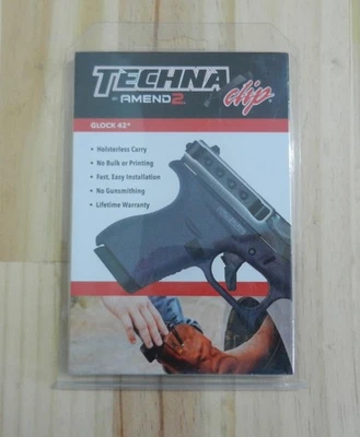 Techna Clip, Technaclip;  Fits the Glock 42;  G42BRL - Image 1 of 2