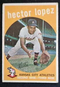 1959 Topps #402 Hector Lopez Kansas City Athletics - Picture 1 of 2