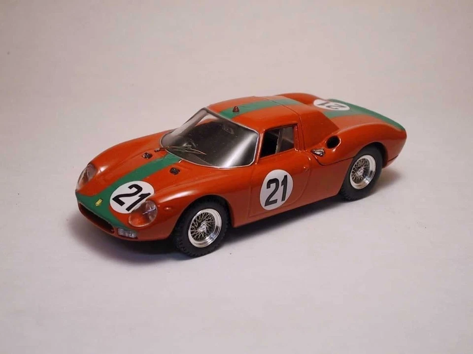 Best Model BT9198 FERRARI 250 LM N.21 8th MONZA 1966 DE SIEBENTHAL-PLEIXINHO 1:4 - Immagine 1 di 1