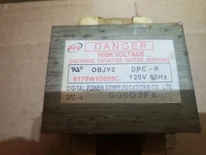 LG Microwave Transformer Part # 6170W1D095C - Picture 1 of 3