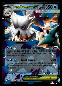 Pokémon Mega Evolution Mega Abomasnow Ex 2025 ultra raro #132 - Imagen 1 de 2