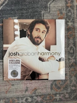 JOSH GROBAN HARMONY SILVER VINYL LIMITED EDITION 2 LP DELUXE ~ MINT + TARGET CD - Image 1 of 2