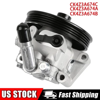 Bomba de direção hidráulica com polia para Ford Transit-150 250 350 2015-2024 3.5L 3.7L - Imagem 1 de 4