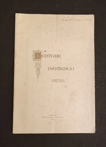 SERRA - CENTONE DANTESCO - CAGLIARI 1902 - Picture 1 of 1