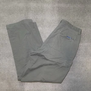 Pantalones cargo holgados Y2K Quicksilver para hombre gris 34x30 patinador rave recto #848 - Imagen 1 de 14