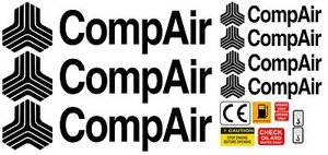 Compair Compresseur Autocollant Décalque - Picture 1 of 1