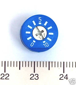 1pc Potentiometer TOCOS G12 G12PB 1 Turn Thru-Hole Sealed Trimmer Japan R 100KΩ - Picture 1 of 5