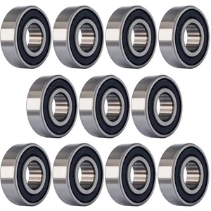 10 pcs r82rs 12 bore double rubber sealed ball bearing 12x118x516 ab - Picture 1 of 6