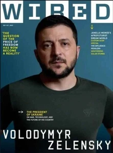 WIRED MAGAZINE SEPT / OCT 2022 | THE PRESIDENT OF UKRAINE | VOLODYMYR ZELENSKY - Picture 1 of 2