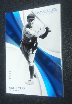 Kiki Cuyler 2017 PANINI IMMACULATE COLLECTION 2/10 Card #9 CUBS - Image 1 of 2