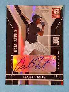 Donruss Elite 2004 edición extra automático Dexter Fowler Rockies #340 271/623 ⚾ - Imagen 1 de 2