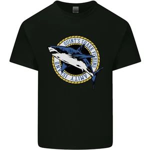 Quint's Shark Pesca Amnity Isla Gran Blanco Algodón Hombre Camiseta Top - Imagen 1 de 21