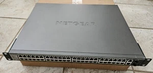Netgear GS752TXP S3300-52X-POE+ Smart Switch, 48 PoE+, 2 Copper 10G, 2 SFP+ 10G - Picture 1 of 6