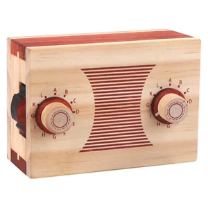 Radio Puzzle Box - Level 6 - Puzzle Master - Vintage Radio Look - Picture 1 of 3