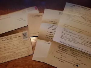 Vintage Military Paperwork App Cert Honorable Service 1862 / 1914 filled Out. - Picture 1 of 9
