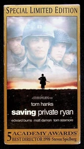 Saving Private Ryan (1998) Special Limited Edition 2 Tape VHS Factory Sealed WM - Imagen 1 de 6