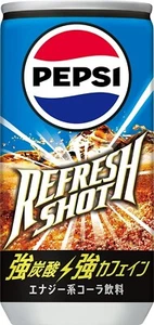 Pepsi Refresh Shot Cola 200ml Can x 30 Strongly Carbonated Caffeine Drink Japan - Picture 1 of 5