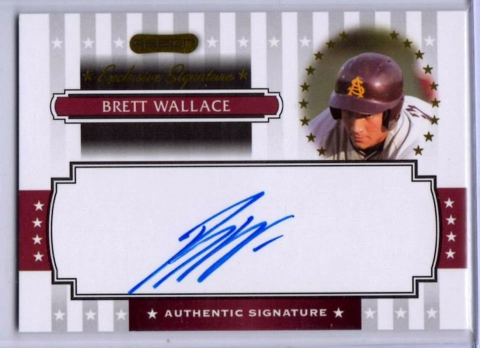 2008 Razor Signature Series Exclusives Autographs #ES11 Brett Wallace - Image 1 of 1