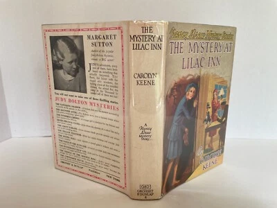 NANCY DREW #4 "LILAC INN" W/DUST JACKET 1941B NO SPINE SYMBOL, 1 GLOSSY Foto 1 de 4