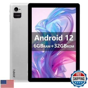 ATMPC Android Tablet 10 Inch, 6GB (2+4 Expand) RAM 32GB ROM and 512GB Expanda - Picture 1 of 5