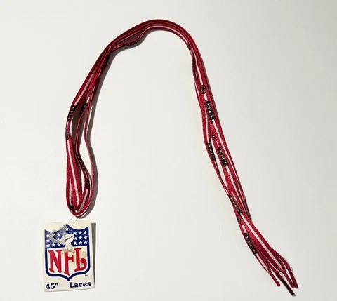 Vintage NFL 45" San Francisco 49ers Shoe Laces Mitchellace Cover