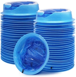50-Pack Disposable Emesis Vomit Puke Throw-Up Barf Bags Air Sea Car Sickness Aid - Picture 1 of 12