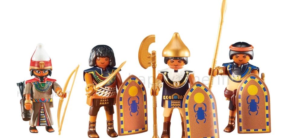 PLAYMOBIL 3 Egyptian Warriors Building Set 6488 Learning Toys