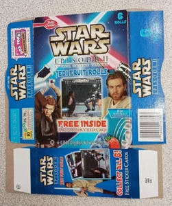 2002 STAR WARS Jedi Fruit Rolls Episode II Attack of the Clones Empty Box Scarce - Picture 1 of 5