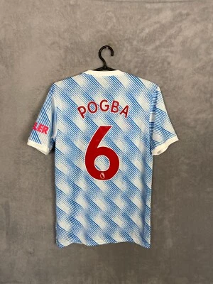 Camiseta de fútbol visitante Pogba Manchester United 2021 - 2022 Adidas hombre talla XS Foto 1 de 4