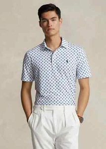 $125 POLO Ralph Lauren Hombre Calce Clásico Rendimiento Polo, Blanco Talla S - Imagen 1 de 4