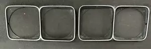 1971 Oldsmobile Cutlass / 442 Headlamp / Headlight Light Bezel Set Aluminum Used - Picture 1 of 5