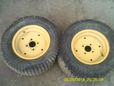 Yardman 20hp rear rims and tires 23×9.510-12 - Image 1 of 4