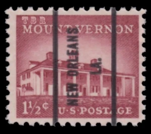 1032 Mt. Vernon 1½ NEW ORLEANS LA. Bureau Precancel Liberty Issue MNH - Buy Now - Picture 1 of 1