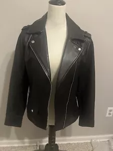 Ralph Lauren Moto Jacke Lammleder Damen S Biker NEUWERTIG - Bild 1 von 7