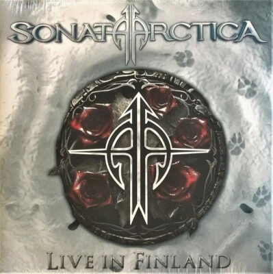 Sonata Arctica - Live in Finland VINYL 2LP 2020 CLEAR with RED & BLACK SPLATTER Foto 1 de 2