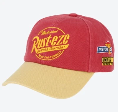 Tokyo Disney Resort Lightning McQueen Cap 58 cm Cars Red Japan 2025 TDR Rust-eze - image 1 of 4