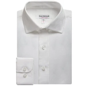 Isaac Mizrahi Boys 2-20 100% Cotton Long Sleeve Twill Dress Shirt - Colors - Picture 1 of 3