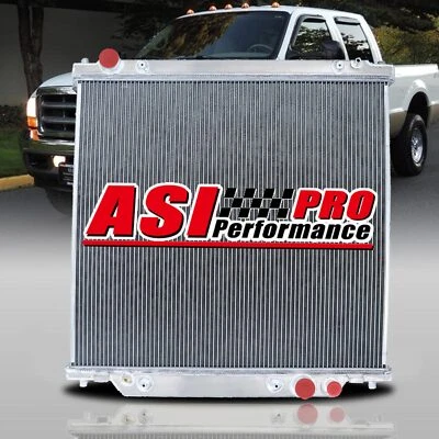 For 1999-2005 2001 ford F250 F350 F450 6.8L 7.3L POWERSTROKE Aluminum Radiator - Imagem 1 de 4
