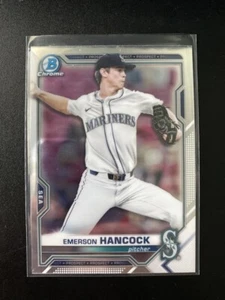 2021 Bowman Chrome Prospects #BCP233 Emerson Hancock Mariners - Picture 1 of 2