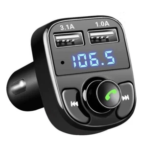 X8 Bluetooth, Autoadapter, Bluetooth FM Transmitter, Car Aux - Afbeelding 1 van 10