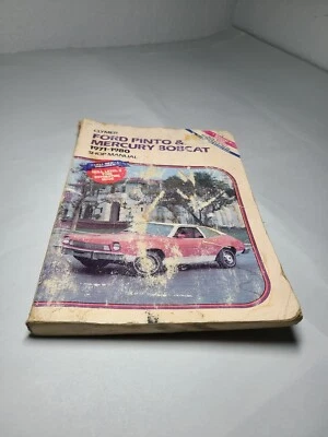 FORD PINTO & MERCURY BOBCAT, 1971-80, Shop Manual, CLYMER,  #A171 - Imagem 1 de 4