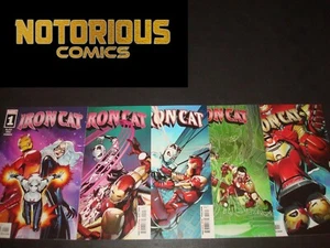 Iron Cat 1-5 Complete Comic Lot Run Set MacKay Marvel Collection - Picture 1 of 2
